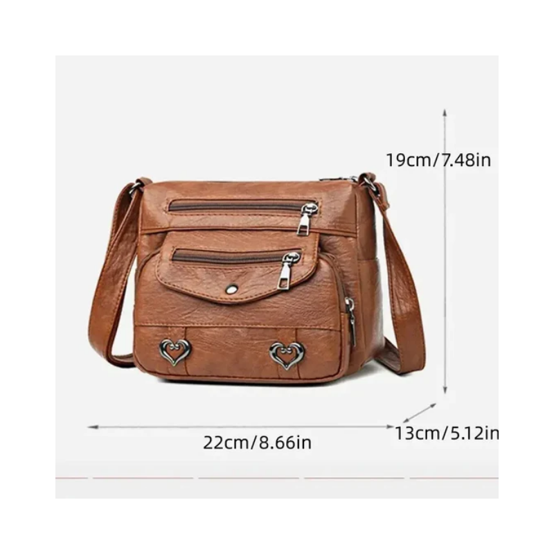 Bolsa de couro feminina Elegance - Pague 1 Leve 2